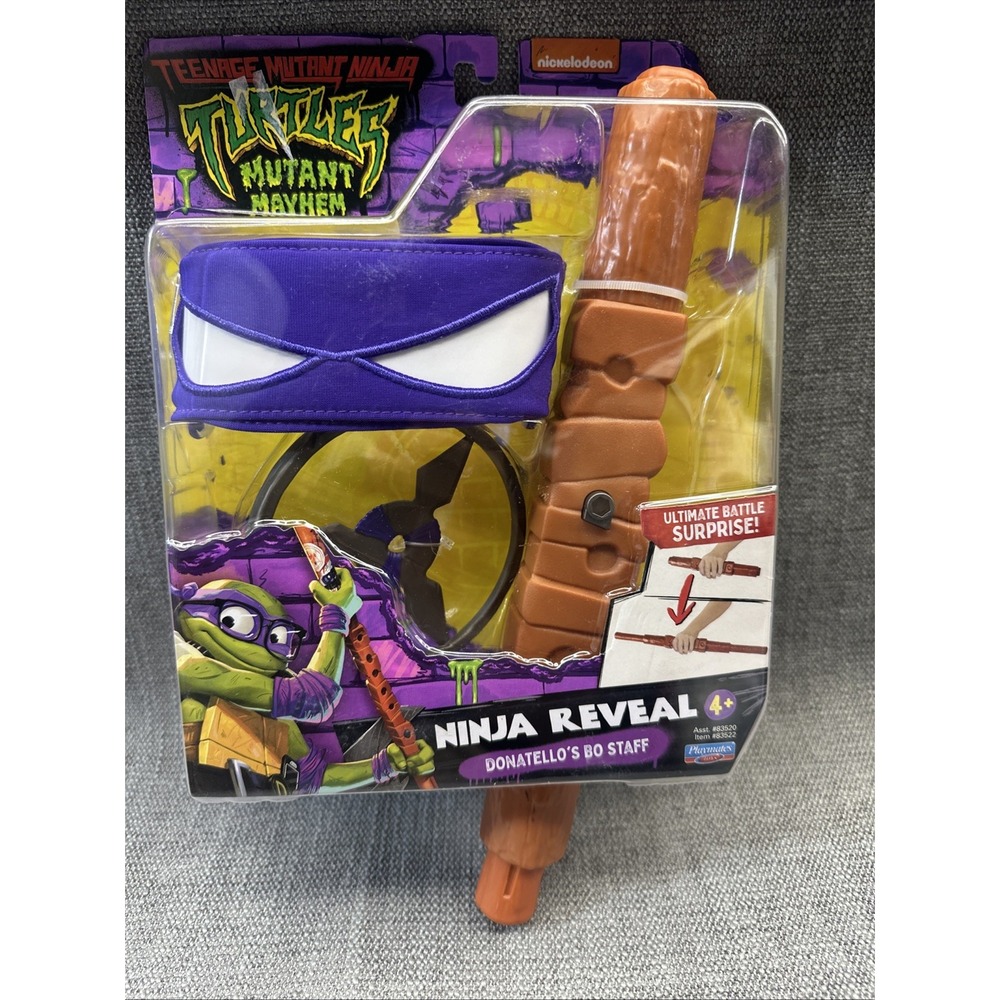 Teenage Mutant Ninja Turtles Mutant Mayhem Ninja Reveal Donatello's Bo Staff